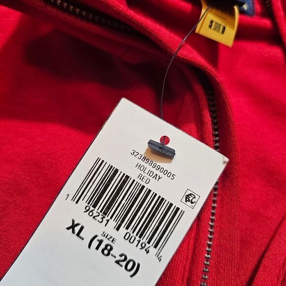 Polo Ralph Lauren Pony Logo Lightweight Jacket Quarter Zip XL Red Embroidered LE - Picture 5 of 10